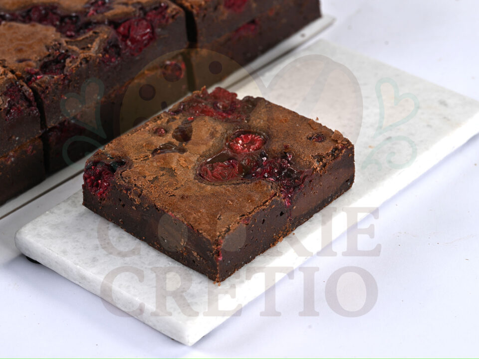 Vişne-Frambuazlı Brownie
